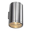 SLV Udendørs VæglampeROX WALL OUT UP/DOWN, QPAR11, maks. 2x50W, alu børstet, IP44
