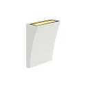 DELWA WIDE LED Outdoor Wall luminaire, 3000K, 100°, IP44, white