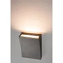 SLV DELWA WIDE LED Udendørs-/Væglampe, 3000K, 100°, IP44, antracit