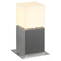 SQUARE POLE 30 Outdoor Floor lamp, stainless steel 304, max. 20W