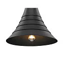 SLV Pendant luminaire BATO 45 PD, Ø 45cm, E27, black