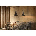 SLV Pendant luminaire BATO 35 PD, Ø 35cm, E27, black