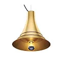 SLV Pendel BATO 35 PD, Ø 35cm, E27, børstet messing