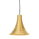 SLV Premium LED Pendant luminaire BATO 35 PD, Ø 35cm, 21W 2500K 1300lm 100°, TRIAC dimmable, brushed brass
