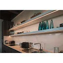 GRAZIA 10 LED Surface profile, flat, ribbed, 200cm, alu