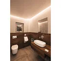 SLV GRAZIA 10 LED Overflade-Profil rillet, 45° Montageclip synlig, 2 stk.
