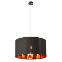 SLV FENDA Lampeskærm, Ø70cm, sort/kobber