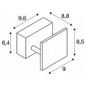 SLV MANA LED Væglampe, bredde 9,6cm, hvid