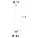SLV APONI LED Udendørs-/Standerlampe, antracit, højde 120cm