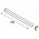 Premium LED Ceiling luminaire Q-LINE CL, for BAP, 100cm, 45W, dimmable, white, 3000K