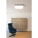 SLV MEDO 60 SQUARE LED, Loftlampe, sølvgrå