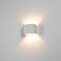 MANA Lampeskærm, Gips, hvid, bredde 13,6cm