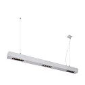 Premium LED Pendel Q-LINE PD, 100cm, til BAP, 45W, TRIAC dæmpbar, sølv, 4000K 2300 lm