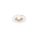 KAMUELA ECO LED Fire-rated Loftindbygningslampe, brandsikkert, 3000K, 38°, hvid