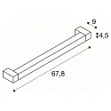SLV LONG GRILL LED Wall and Ceiling luminaire, 3000K, white