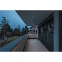 SLV Udendørs Loftindbygningslampe DOLIX OUT, GU10, QPAR51, IP65, Ø 68mm, rund, hvid