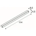 LED Wall and Ceiling luminaire SIGHT 115 CW, 37.3W 3000K 3100lm, black