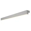 LED Væglampe / Spejllampe L-LINE 120, 19W 3000K 1650lm 120°, IP44, sølv anodiseret