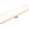 SLV LED Udendørs Væg- og Loftlampe IMPERVA 120, IP66 IK08, 40W 120°, 3000K 4200lm, grå