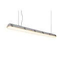 SLV LED Udendørs Væg- og Loftlampe IMPERVA 150, IP66 IK08, 55W 120°, 4000K 7100lm, grå