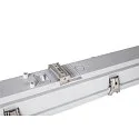 SLV LED Udendørs Væg- og Loftlampe IMPERVA 150, IP66 IK08, 55W 120°, 4000K 7100lm, grå