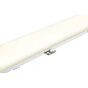 SLV LED Udendørs Væg- og Loftlampe IMPERVA 150, IP66 IK08, 55W 120°, 4000K 7100lm, grå