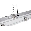 SLV LED Udendørs Væg- og Loftlampe IMPERVA 150, IP66 IK08, 55W 120°, 4000K 7100lm, grå