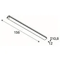 SLV LED Udendørs Væg- og Loftlampe IMPERVA 150, IP66 IK08, 55W 120°, 4000K 7100lm, grå