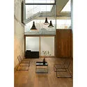 SLV Premium LED Pendant luminaire BATO 45 PD, Ø 45cm, 30W 2500K 1900lm 100°, TRIAC dimmable, black / brushed brass