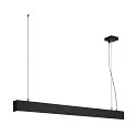 LED Pendel GLENOS, 100cm, UGR, 52W 4000K, matt sort