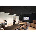 SLV LED Pendel GLENOS, 200cm, UGR, 103W 3000K, matt sort