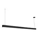 LED Pendel GLENOS, 200cm, UGR, 103W 4000K, matt sort