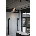 SLV Premium LED Væg- og Loftlampe TEC KALU CL, Double, TRIAC dæmpbar, 31W 1900lm, 24° 3000K, hvid / sort