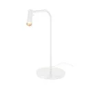 Premium LED Bordlampe KARPO TL, 6.5W 3000K 400lm, 3-trins touch-lysdæmper, hvid