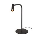 SLV Premium LED Bordlampe KARPO TL, 6.5W 3000K 400lm, 3-trins touch-lysdæmper, sort