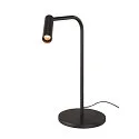 SLV Premium LED Bordlampe KARPO TL, 6.5W 3000K 400lm, 3-trins touch-lysdæmper, sort