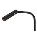 SLV Premium LED Bordlampe KARPO TL, 6.5W 3000K 400lm, 3-trins touch-lysdæmper, sort