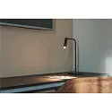 SLV Premium LED Bordlampe KARPO TL, 6.5W 3000K 400lm, 3-trins touch-lysdæmper, sort