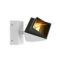 SLV LED Væglampe MERADO FLOOD WL, TRIAC dæmpbar, roteres og drejes, 40W 115°, 3000K 3000lm, hvid