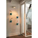 SLV LED Væglampe MERADO FLOOD WL, TRIAC dæmpbar, roteres og drejes, 40W 115°, 3000K 3000lm, hvid