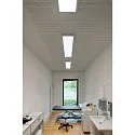 SLV LED Loftlampe PANEL til BAP, 120 x 30cm, 45W, TRIAC dæmpbar, sølvgrå, 4000K 3400lm 90°