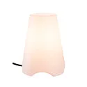 SLV Udendørs Bordlampe KIROCONE TL, E27 maks. 60W, IP44, hvid