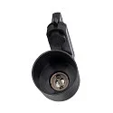 SLV Spotlight PURI TRACK SPOT QPAR51 GLAS til 3-faset 230 v skinne, GU10, sort