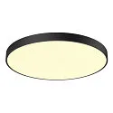 SLV LED Væg-/Loftlampe MEDO 90 CW CORONA, 78W, 105°, 3000/4000K, 10100/125lm, TRIAC, sort