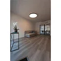 SLV LED Væg-/Loftlampe MEDO 90 CW CORONA, 78W, 105°, 3000/4000K, 10100/125lm, TRIAC, sort