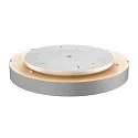 SLV Premium LED Overflade montering Lampe MEDO 60 CW, DALI dæmpbar, Corona Effect, 40W 3000/4000K 105°, sølvgrå