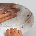 SLV LED Loft-/Indbygningslampe MEDO 30 EL, rammeløs version, Ø 29cm, 14W 3000/4000K 105°, hvid