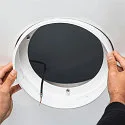 SLV LED Loft-/Indbygningslampe MEDO 30 EL, rammeløs version, Ø 29cm, 14W 3000/4000K 105°, hvid