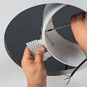 SLV LED Loft-/Indbygningslampe MEDO 30 EL, rammeløs version, Ø 29cm, 14W 3000/4000K 105°, hvid