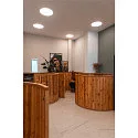SLV LED Loft-/Indbygningslampe MEDO 30 EL, rammeløs version, Ø 29cm, 14W 3000/4000K 105°, hvid